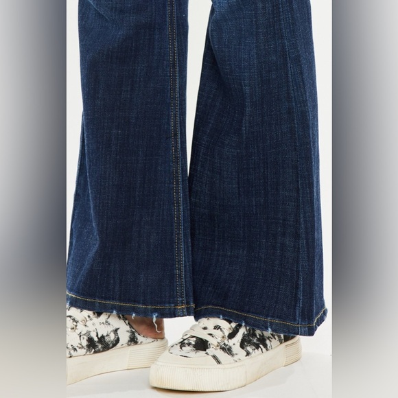 Kancan Full Size Mid Rise Flare Jeans - Picture 9 of 14